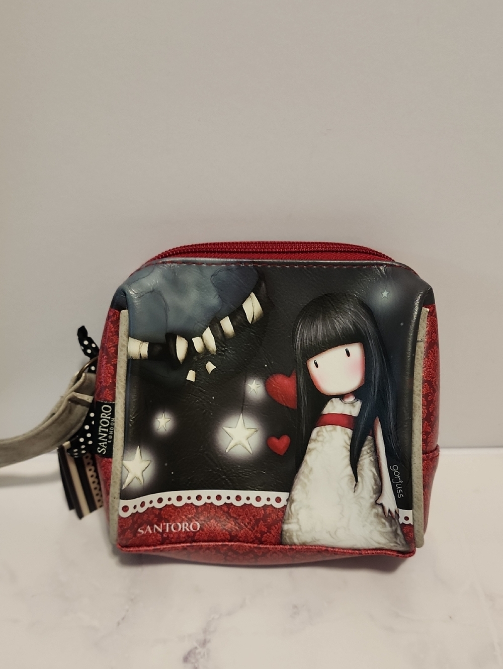 Santoro London Gorjuss  Red Wristlets Wallet Bag  Brand New
